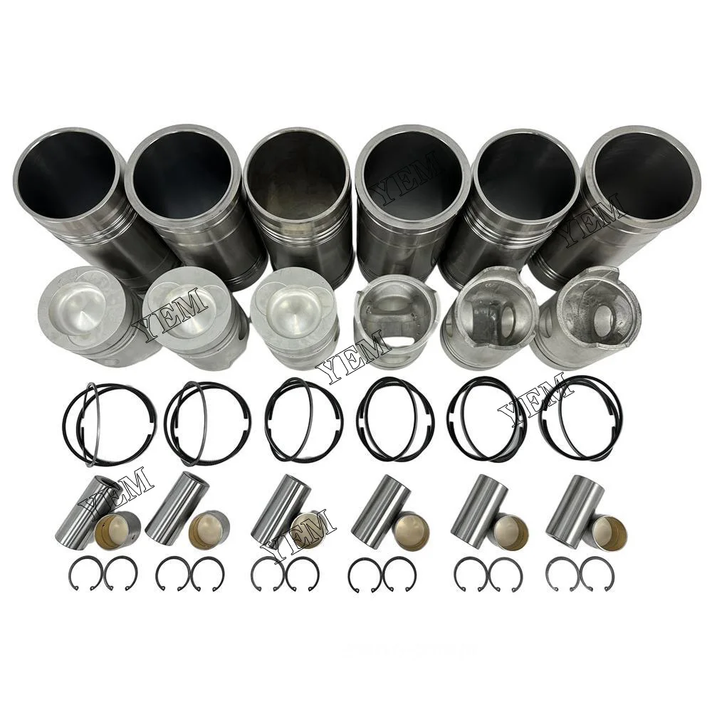 Набор гильз цилиндра 6D22 с поршневым кольцом совместимым двигателем MITSUBISHI.