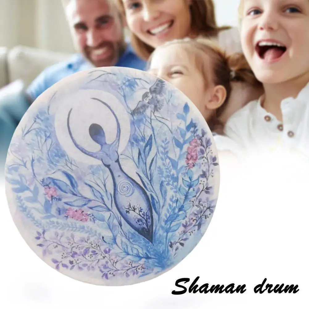 

Модный барабан Shaman Стандартный барабан для Сибирского народного ремесла 25 см музыкальная ручная работа A2N1