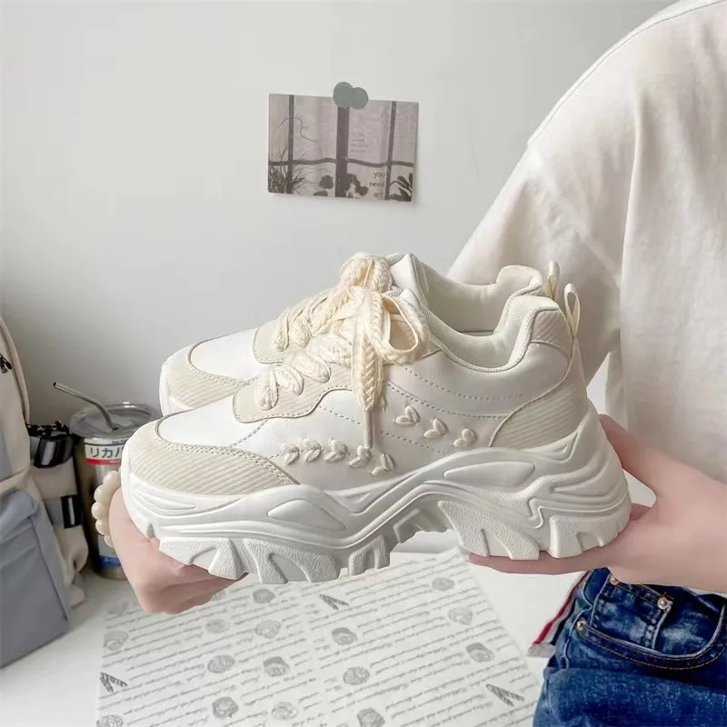 Женские кроссовки на массивной вулканизированной подошве брендовая обувь для