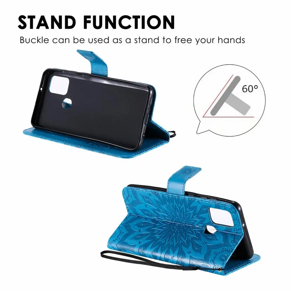 3D Embossed Leather Wallet Case For LG G5 G6 G7 G8S ThinQ G9 Q6 Nexus 5X XPower 2 3 V20 V30 V40 Flip Holder Stand Cover Coque