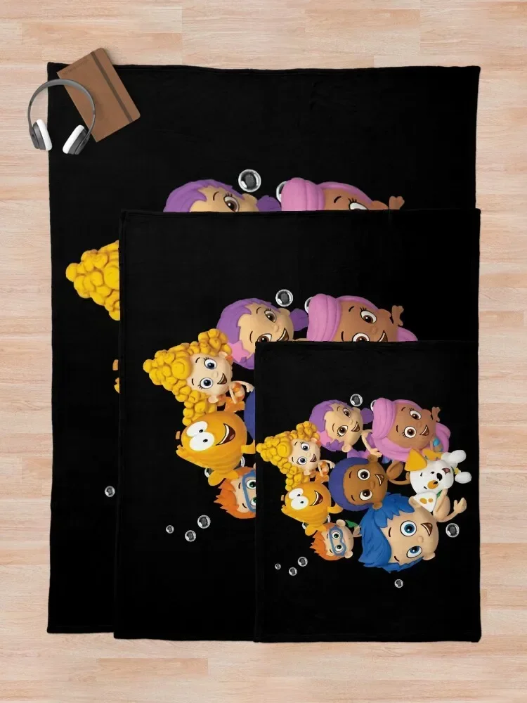 Идея подарков для наклейки Bubble Guppies рождественское одеяло