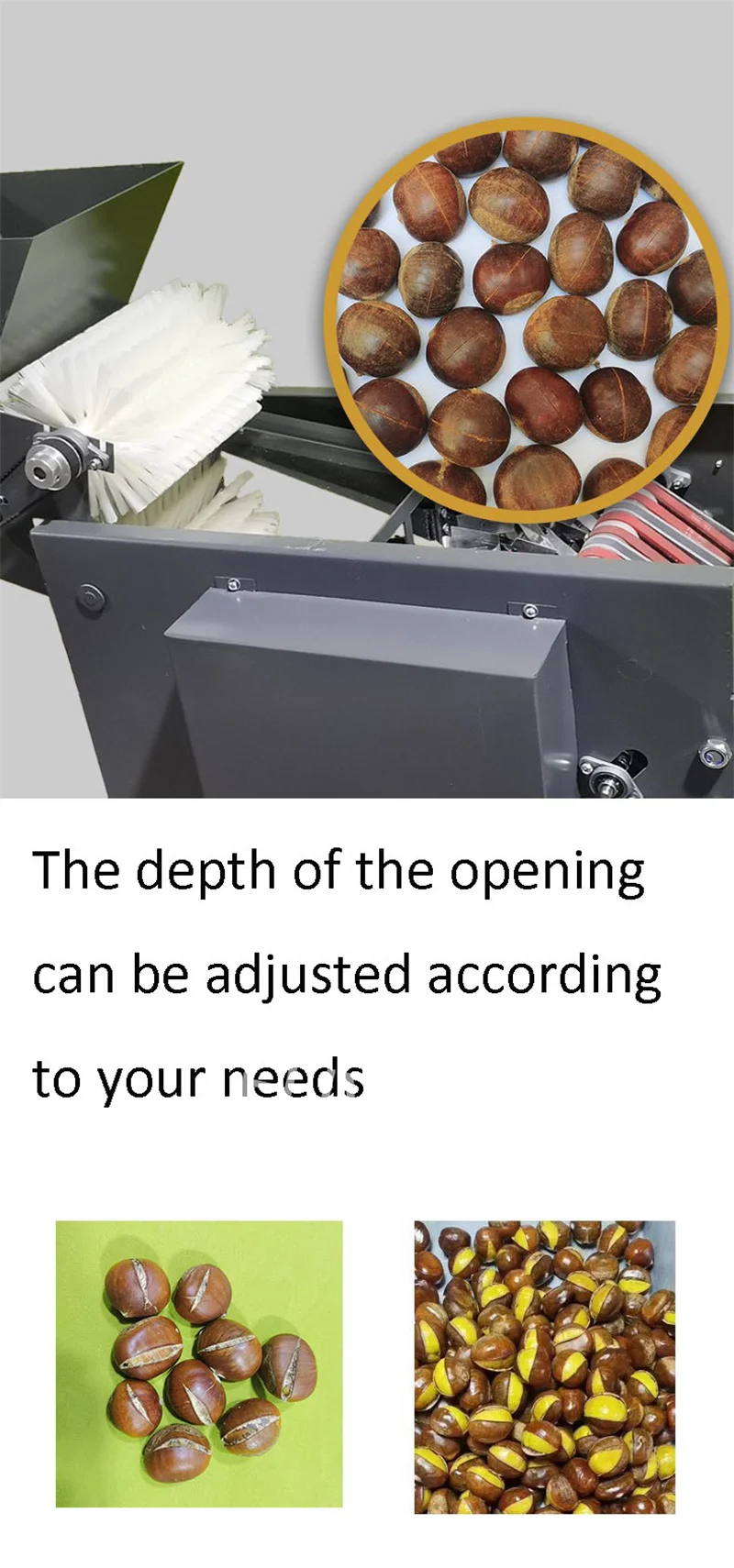 Машина для резки каштана 220 В