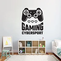ps4 video game wall decal x box removeable vinyl wall art mural gaming gamer controller sticker home decor for boys bedroom