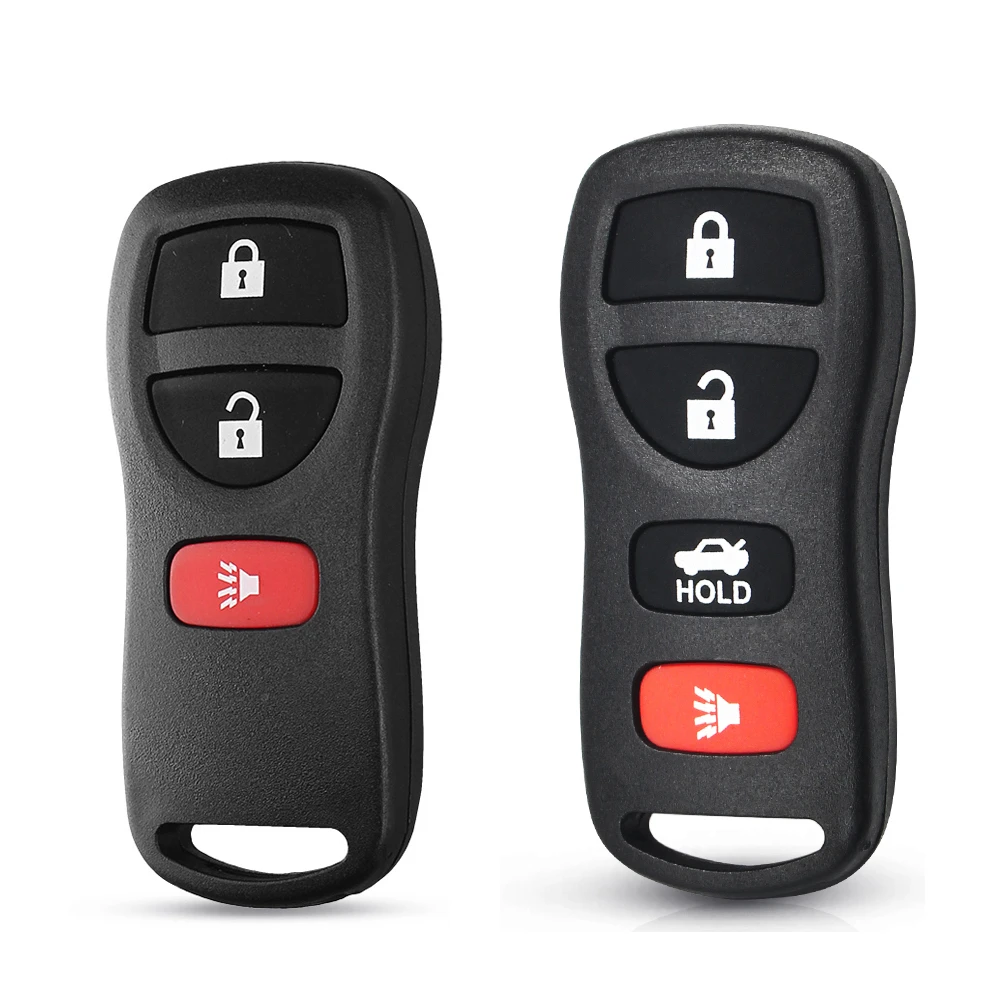

3/4 Buttons Remote Control Key Shell Car Case For Nissan Quest Tiida Livina X-Trail Paladin 2004 2005 2006