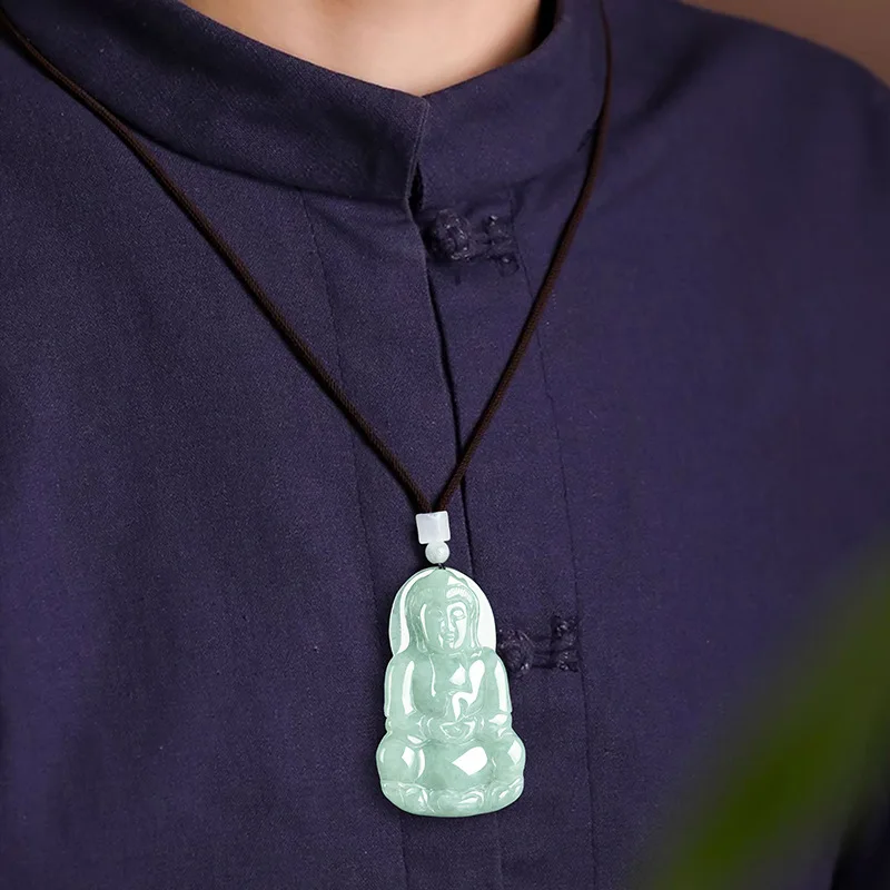 Нефритовый кулон Гуаньинь SYLAVKMJEWELRY
