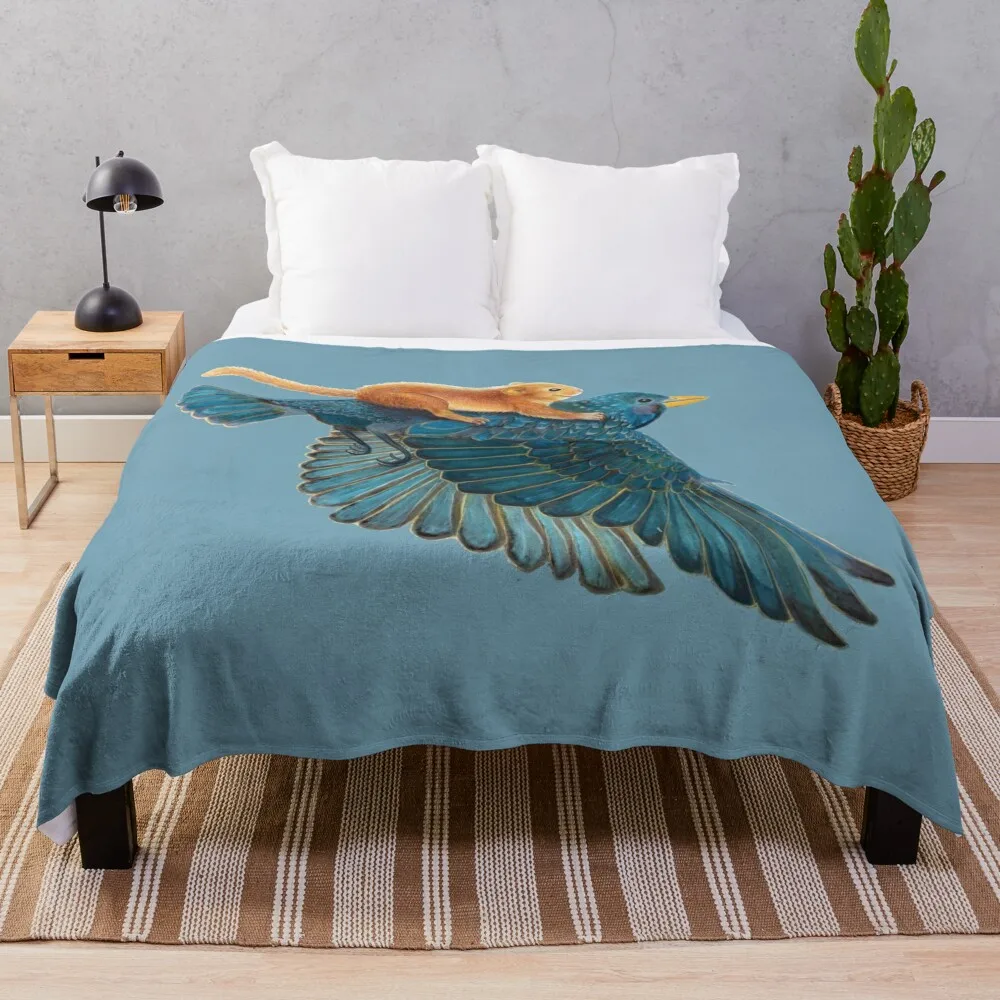 Летающее одеяло Starling and Dormouse роскошные утолщенные плюшевые одеяла для