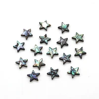3pcs natural abalone shell pentagram loose beads 10 12mm diy making charm fashion jewelry necklace earrings bracelet accessories