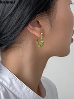 kshmir 2021 natural stone beads gentle temperament freshwater pearl earrings female accessories jewelry gift free