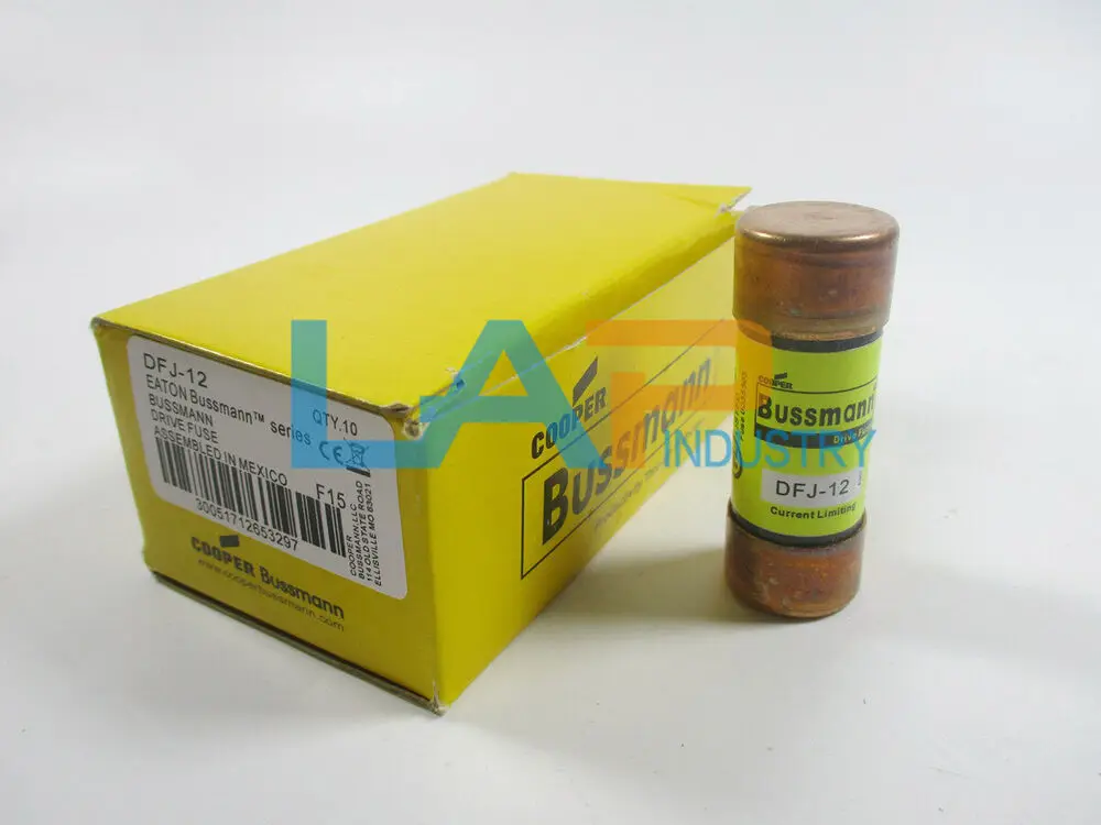 

10Pcs/Box New For Bussmann DFJ-12 DF12 DFJ-12A 12A 600Vac Drive Fuse
