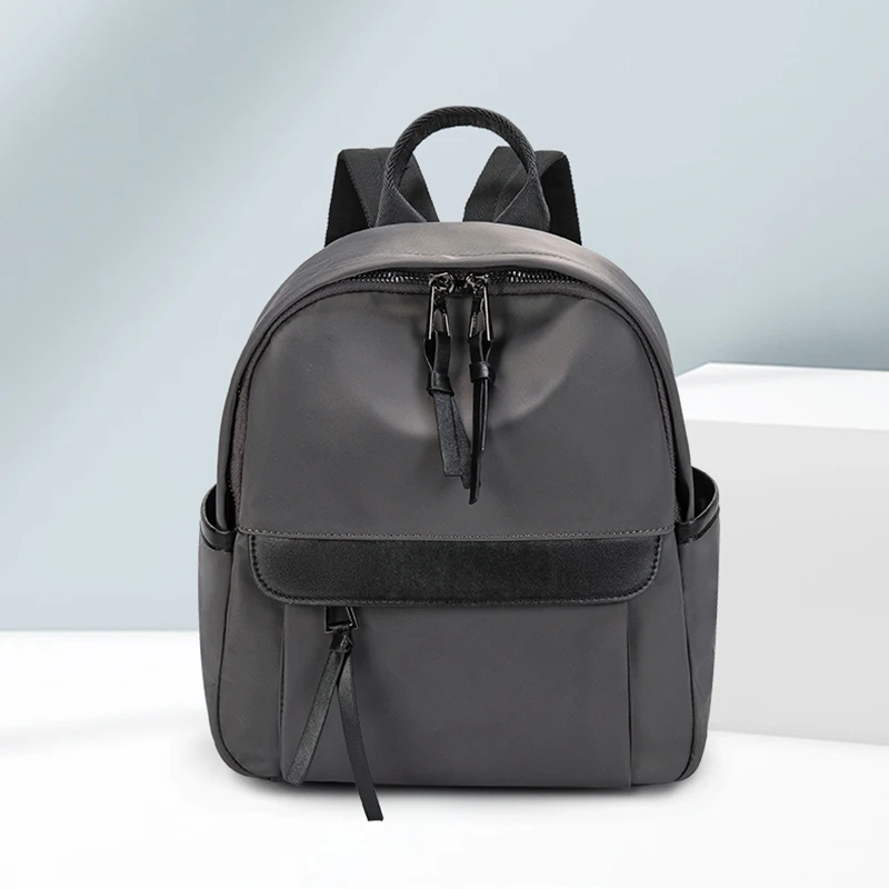 

2022 New Street Trendy Nylon Knapsack Travel Backpack Girl Graceful Schoolbag Female Designer Light Waterproof Bag
