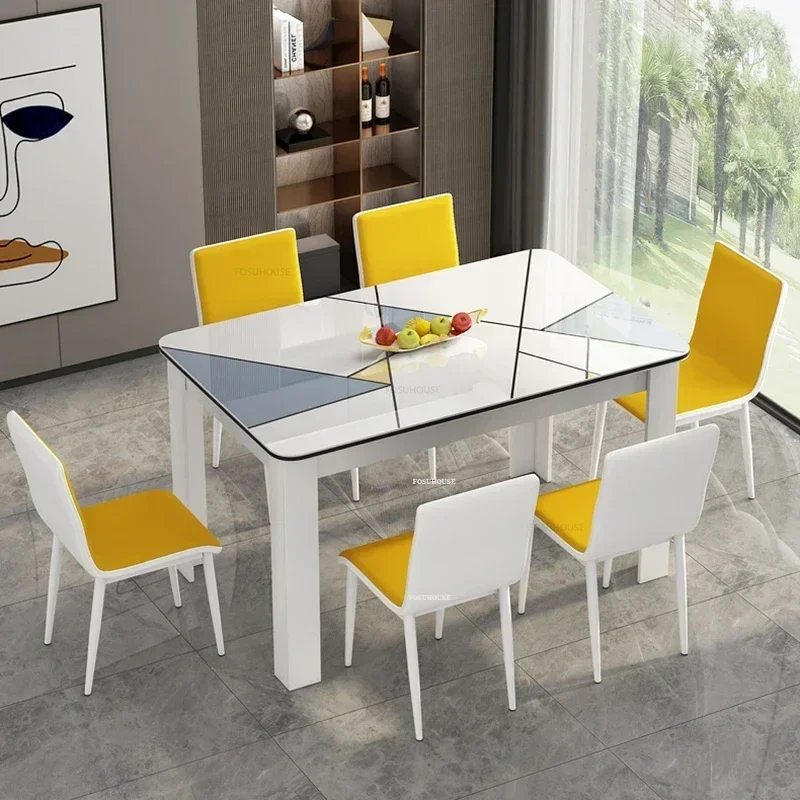 Мебель для столовой обеденные столы с скандинавской краской кухонный обеденный