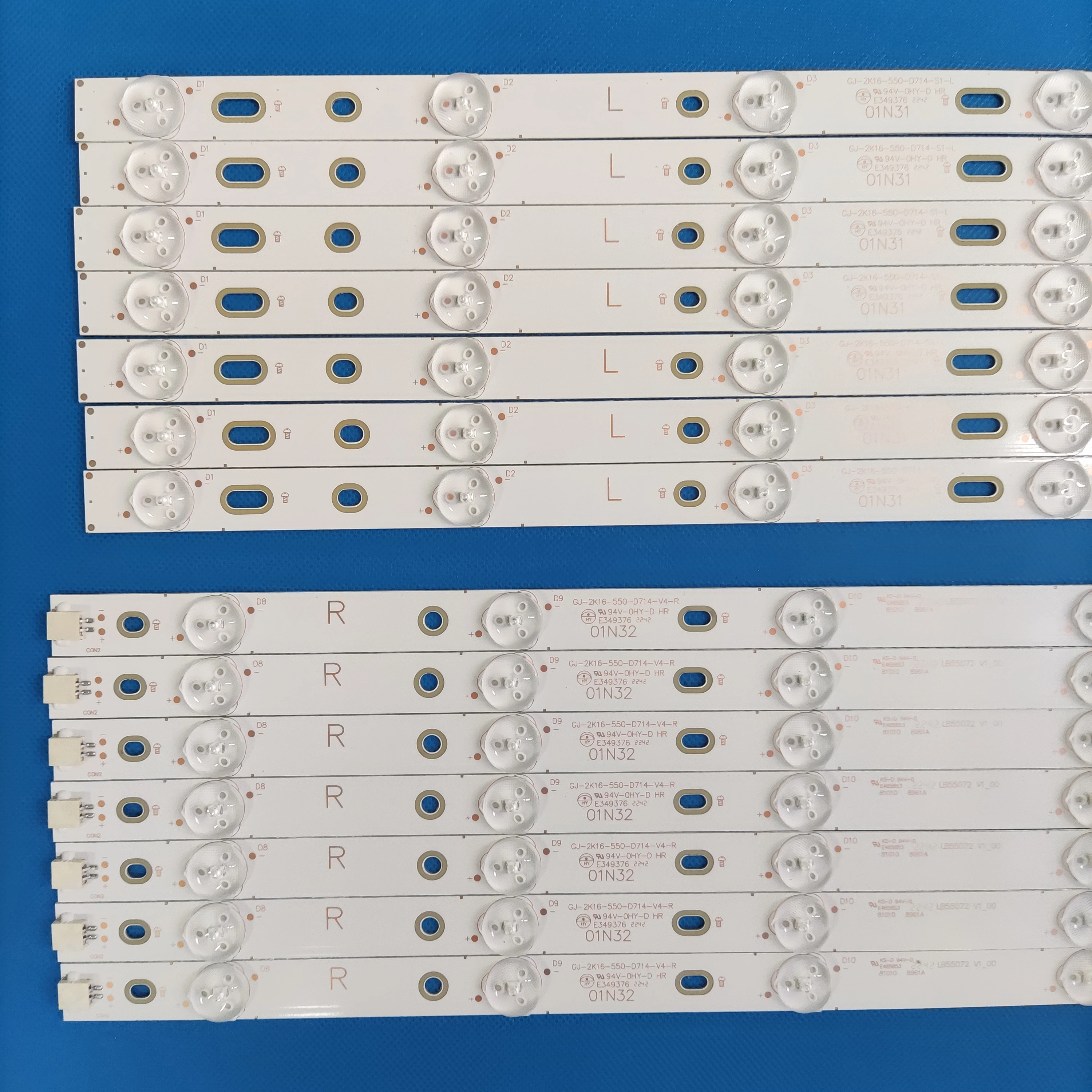 Светодиодная лента подсветки для телевизора 55 дюймов LB55072 55PFF5701 55PUS6452 55PUS6501 55PUS6561