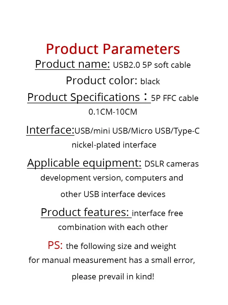 Штекерный кабель USB для зарядки и передачи данных типа C 5P