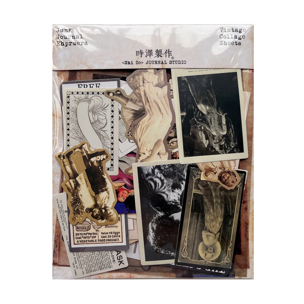 Старые фотографии плакат планета ностальгические наклейки мусорный журнал планировщик скрапбукинг винтажная открытка декоративные DIY ремесло фотоальбомы