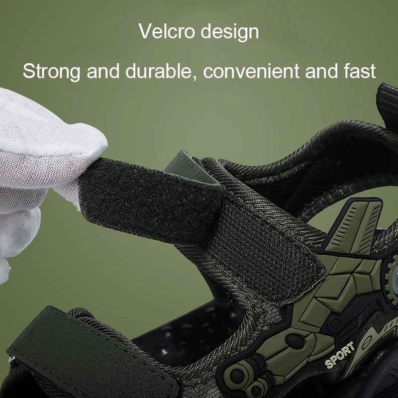 Детские камуфляжные сандалии пляжная обувь для мальчиков дизайнерские