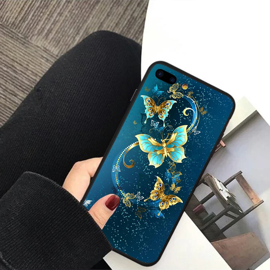 Luxurious Colored Butterfly Phone Case for Iphone 12 13 Mini 11 Pro XS XR MAX 8 7 Plus X SE2020 Fashion Back Cover Shell |