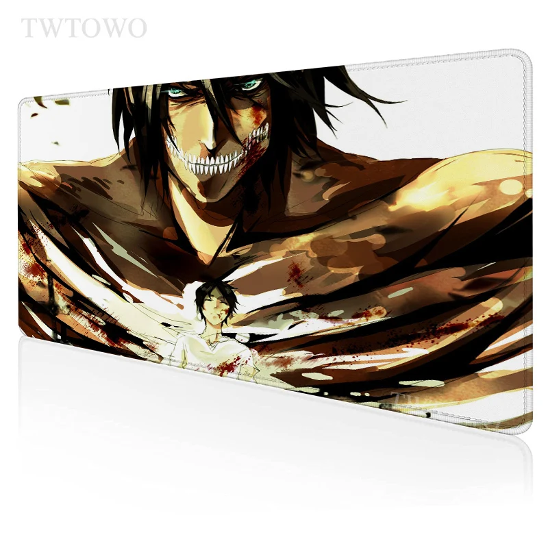 

Anime Attack on Titan Mouse Pad Gamer XL Home Custom New Mousepad XXL MousePads Mouse Mat Natural Rubber Office Carpet Laptop