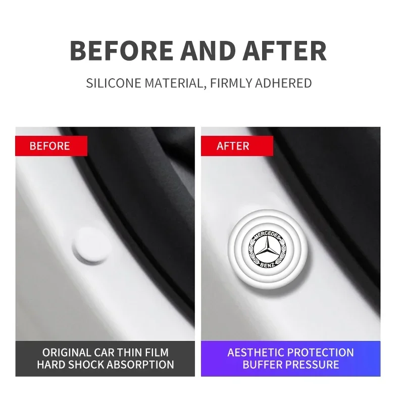 1/2/4 шт. противоударная накладка на дверь автомобиля поглощающая звуковая подушка