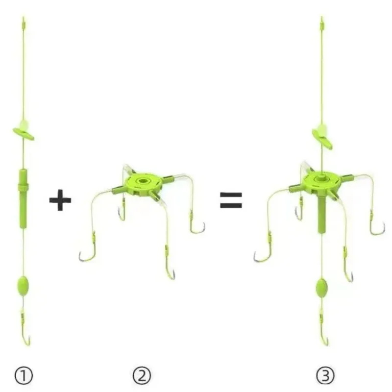 Крючок нового типа для серебряного карпа и крупноголового плавающей рыбы с