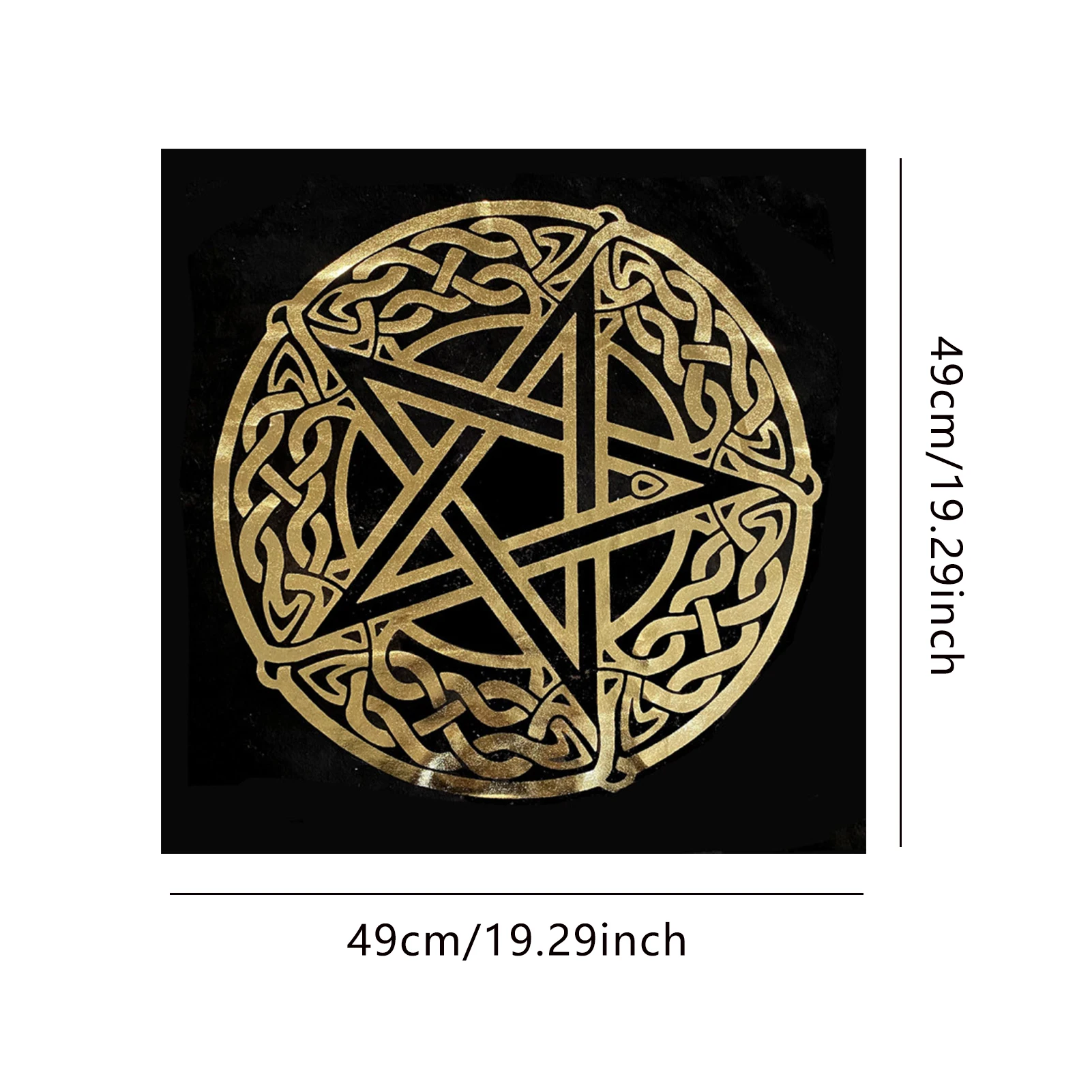 Тканевая скатерть для ТАРО и карт золотые скатерти алтаря из оленьей кожи