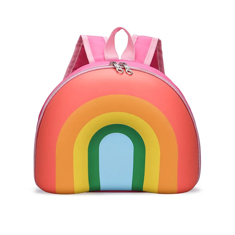

2-6 Years Old New Rainbow Design Children's Child Kindergarten Backpack Bag Kids Boys Girls Lovely Children Books Bag Schoolbag