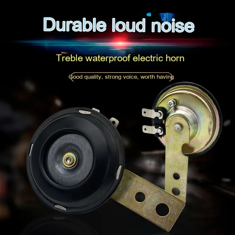 Гуанчжоу Хуачанг трехколесные аксессуары реверсивный голосовой гудок переключатель тревожная сигнализация 48В/60В 2-х проводной общий предупреждающий сигнал.