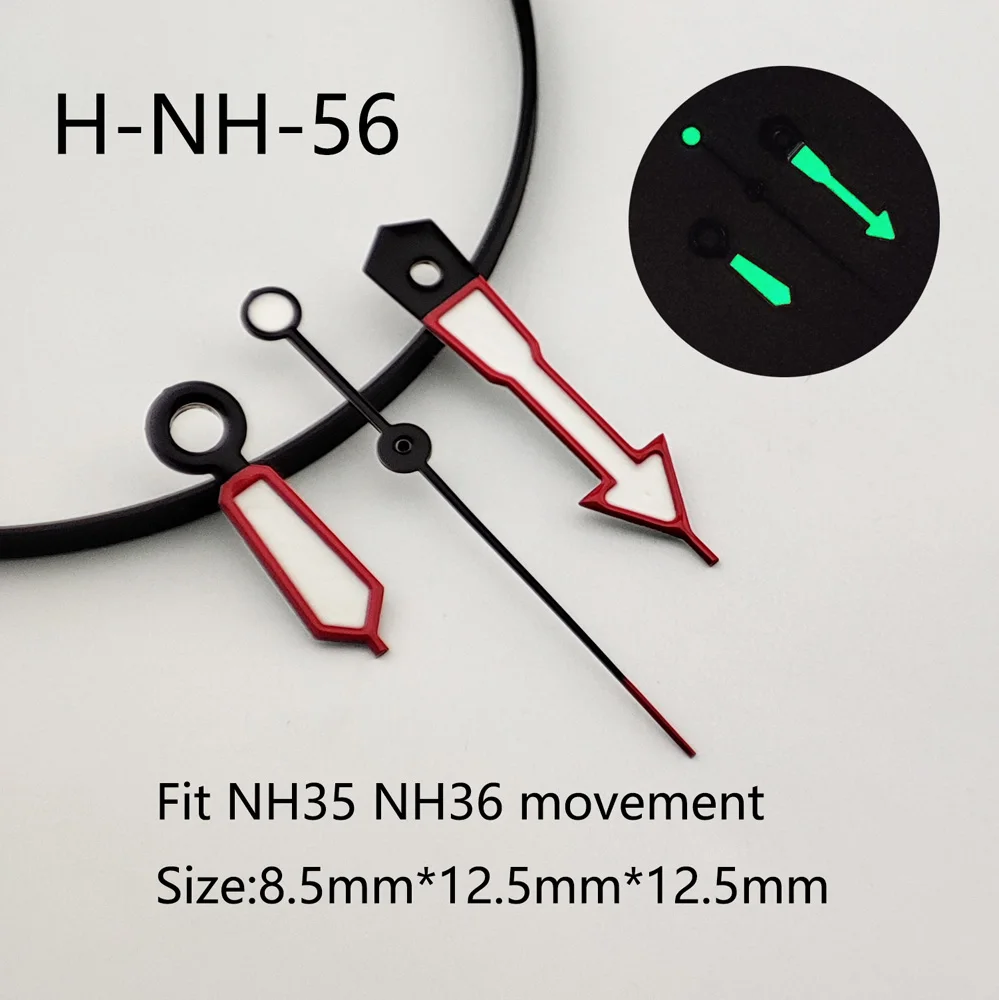 Watch Accessories Watch Pointer NH35 Hands Pointer Green Luminous Suitable For NH35 NH36 Movement