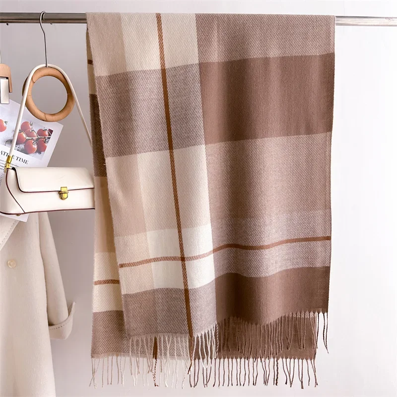 Женский модный шарф Корейская версия все с британскими классическими шахматами