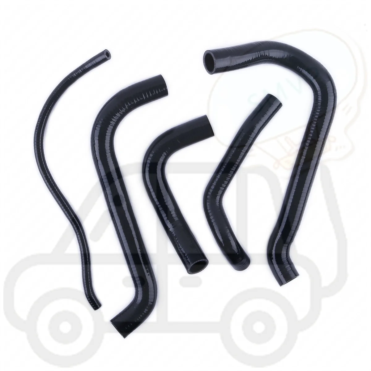 5 шт. 3 слоя для HONDA CBR 1100 XX Blackbird 1998-2007 годов комплект силиконовых шлангов