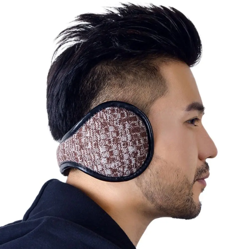 

Warmers Skiing Earflap For Adult Knit For Female Windproof Thicken Plush Earmuffs Folding Ear Cover Ear Warmers Earcap