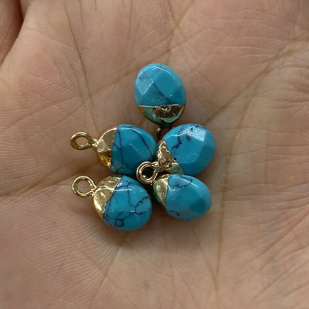 Подвеска из искусственного агата 8x14 мм очаровательное Очаровательное украшение