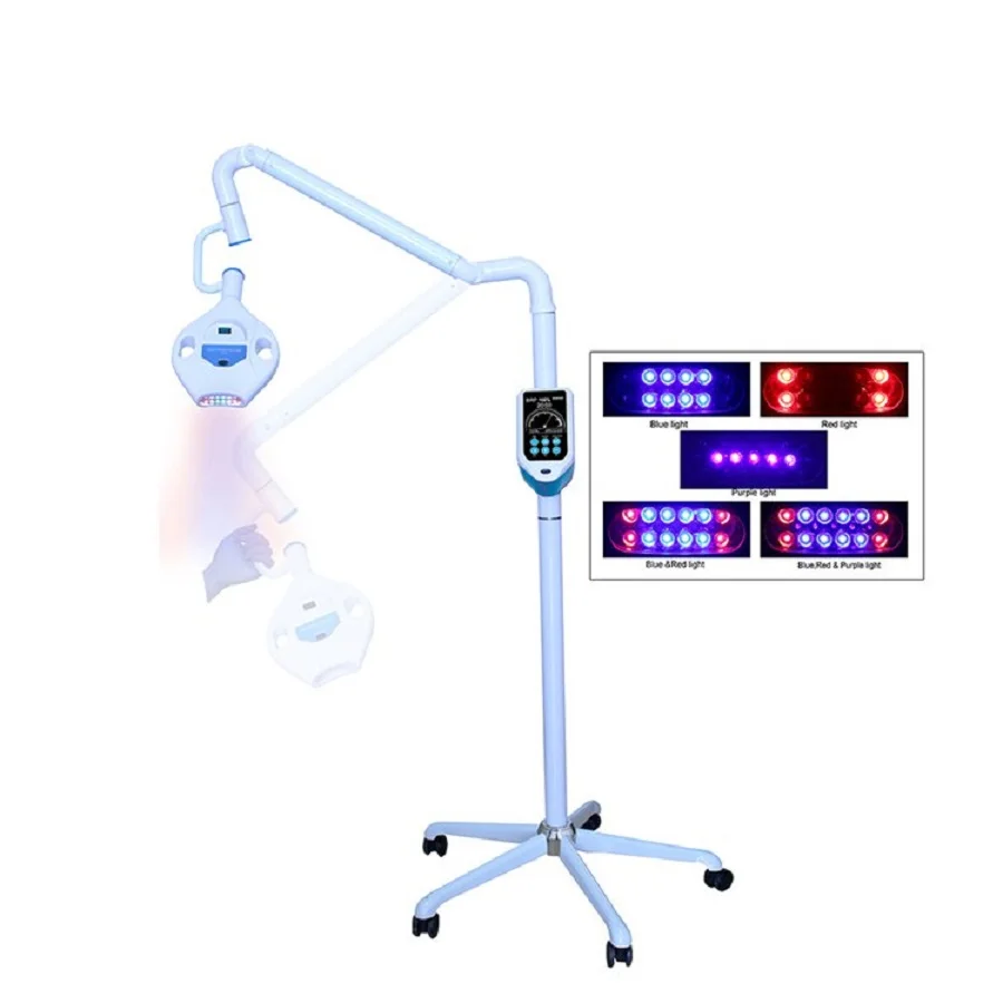 

AKsDenT D7HH Dental 3 Color LED Light Led Dental Bleaching Machine Usa Wholesale Bleach Equipment Teeth Whitening Lamp powerful