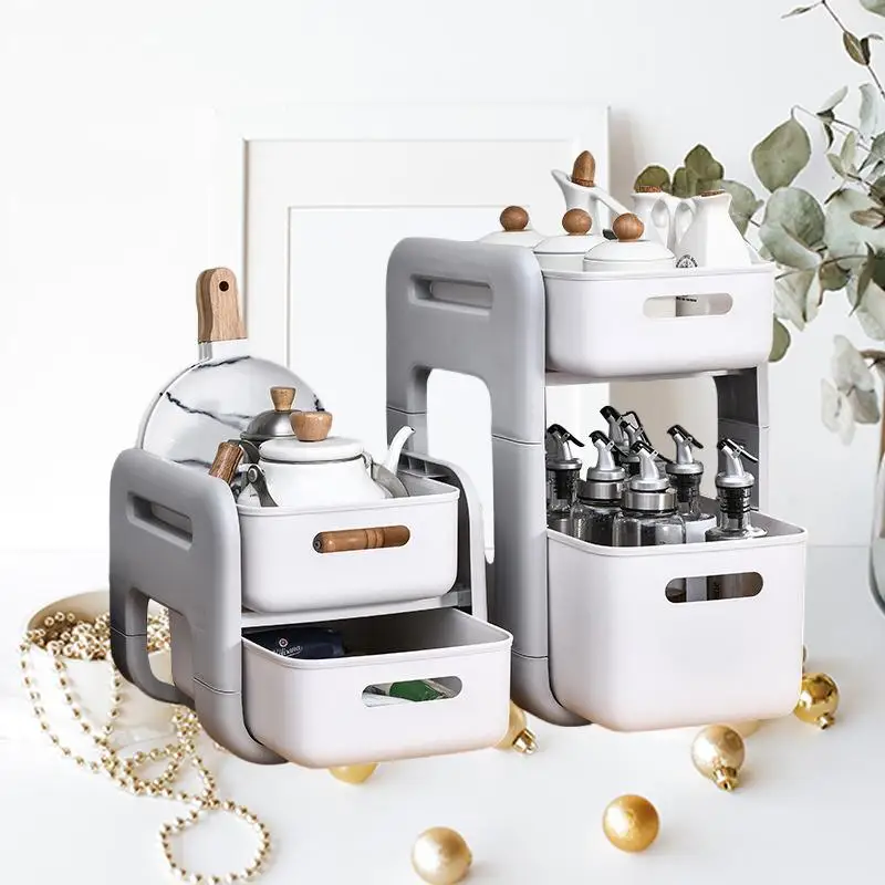 

Ultimate Kitchen and Bathroom Storage Solution: Versatile Countertop Drawers and Sink Drawer Storage Rack for Organizing Kitche