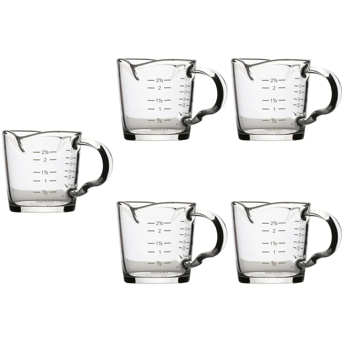 

Cup Glass Measuring Jug Coffeemilk Cups Graduated Espresso Mug Baking Clear Scale Mugs Glasses Shot Tea 2 Spouts Pitcher