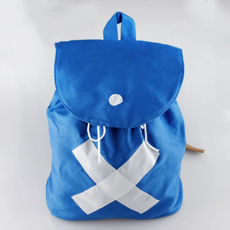 

Холщовая Сумка унисекс для косплея, рюкзак с завязками в стиле унисекс, с рисунком аниме