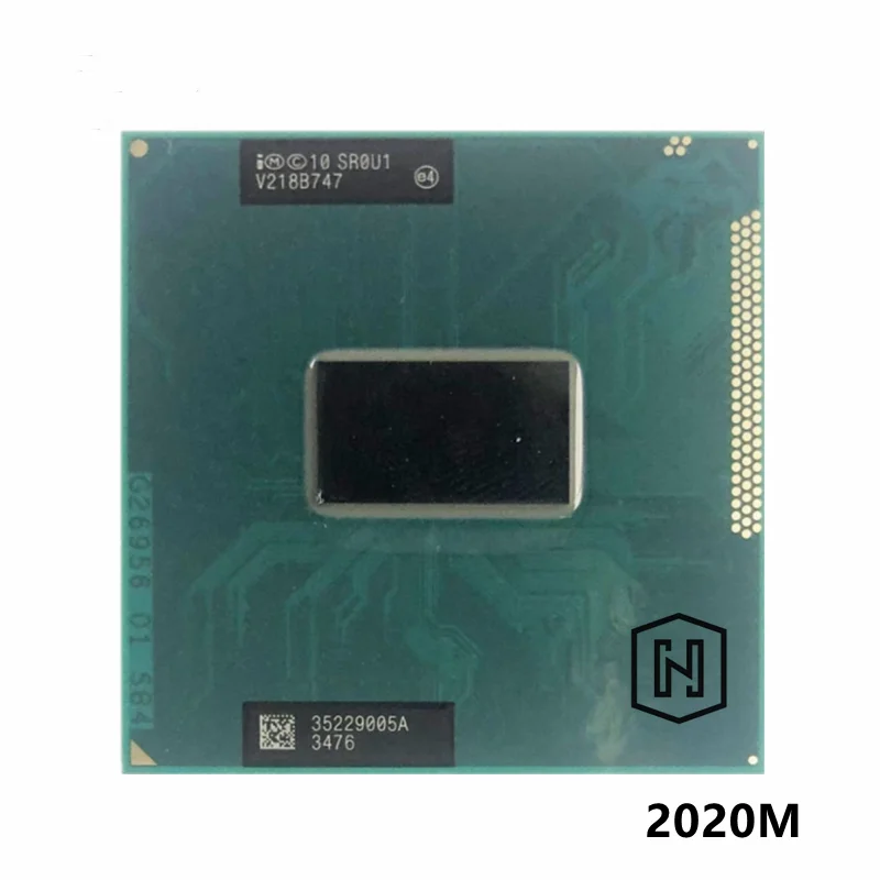 

Original Intel Pentium Dual-Core Mobile cpu processor 2020M 2.4GHz L3 2M Socket G2 / rPGA988B scrattered pieces SR0U1