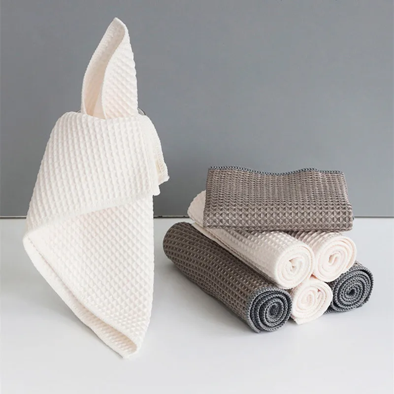 

Special Cleaning Cloth for Coffee Machine Bar Microfiber Towels Absorption Soft Kitchen Dish Washing Glass Table Cleaning Tools