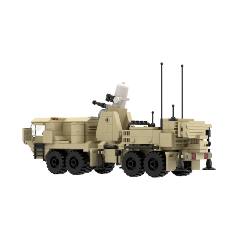 Фото MOC Block Building M977 HEMTT Phalanx Weapon System WW2 Военная техника Тактический грузовик Транспортные средства Кирпичи Игрушки Рождественские подарки №3