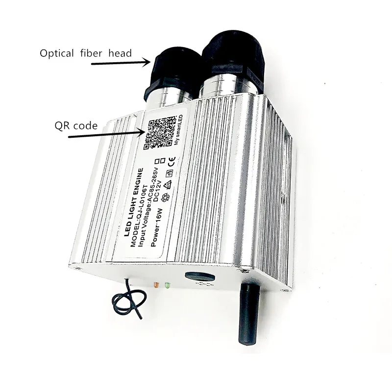 Дешево Оптическое освещение для телефона APP мерцающий волоконный двигатель Радиочастотный кабель управления музыкой Звездный эффект потолочный ...