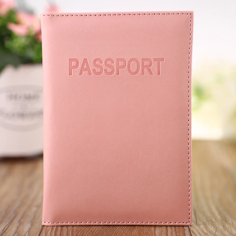 New Arrival Unisex Travel Passport Cover Protective Small Case Fashion Women Men Credit Card Holder ID&Document Solid Protector