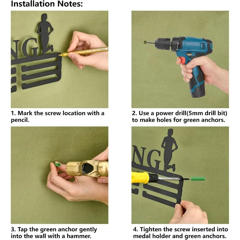 Металлическая Подставка Для Медалей Настенный Держатель Каноэ Небольшой