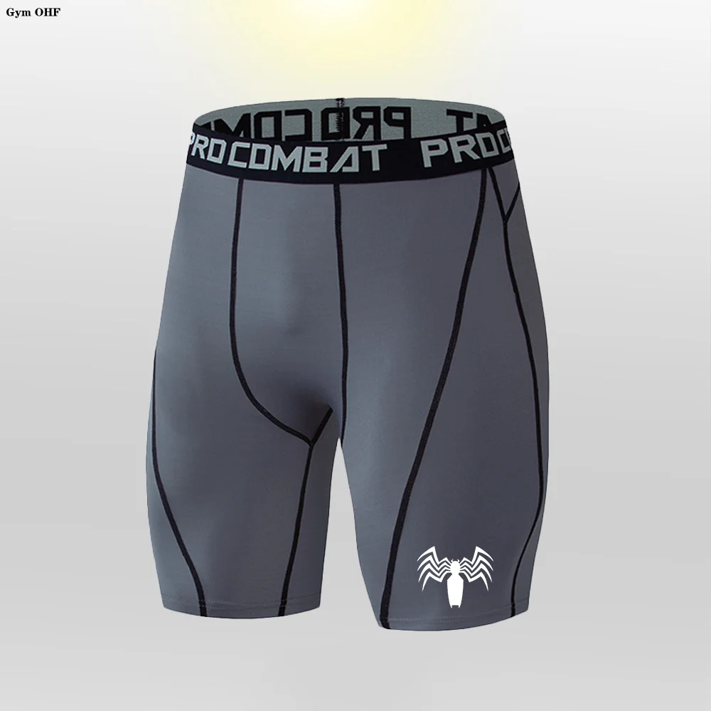 Спортивные трико для бега фитнеса велосипедные Компрессионные шорты Мужская