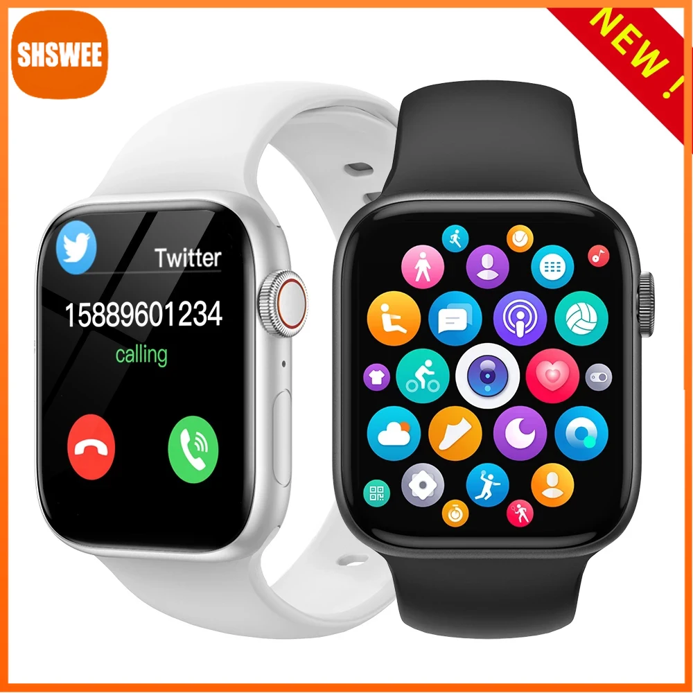 

Smart Watch Men Bluetooth Call Custom Dial NFC Women Smart Watch Men Smart Watch Series 7 +Box for Huawei Xiaomi