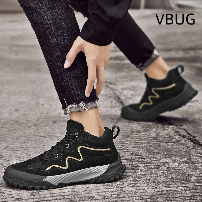 Men's Casual Sneaker Fashion Outdoor Middle Gang Casual Elastic Non-slip Wear-Resistant Comfortable Spring and Autumn Main Push images - 6