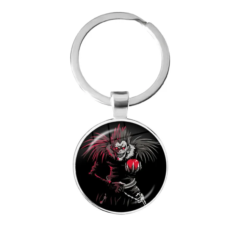 

Аниме брелок Death Note, подвеска со стеклянным драгоценным камнем, брелок для автомобиля, кольцо для ключей, держатель, косплей, бижутерия для п...