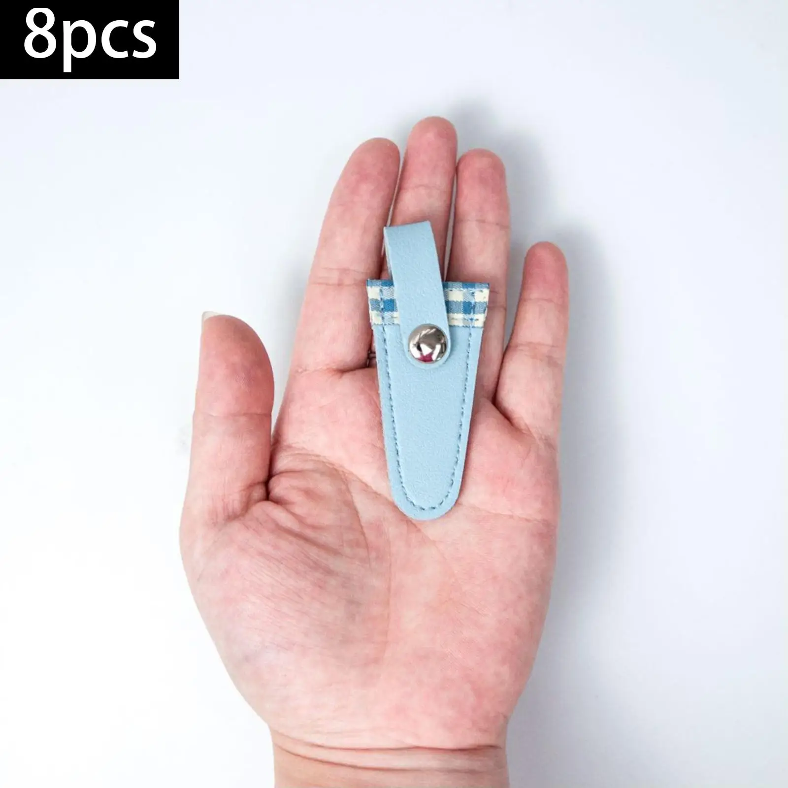 

PU Leather Embroidery Scissors Sheath Cover Barber Hairdressing Shears Cover Protective Storage