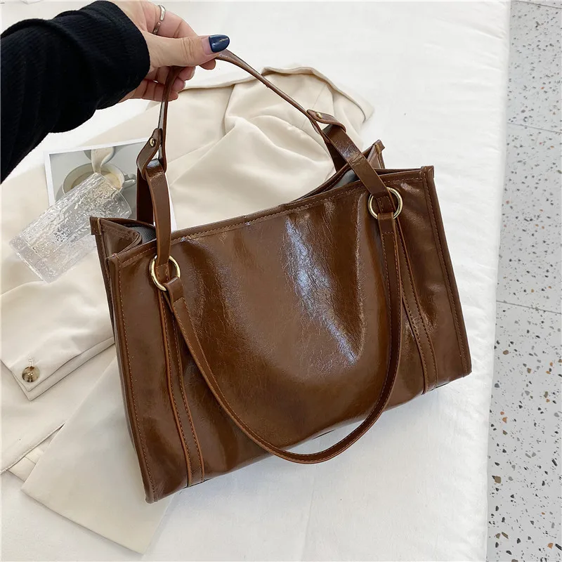 

Вместительные сумки для женщин, новинка 2022, Модные Винтажные Сумки через плечо, женские сумки-мессенджеры