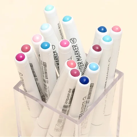 9 цветов/набор акриловых красок, художественный маркер, ручки для рисования граффити «сделай сам», для ноутбука, дневника, письма, живописи, канцелярские принадлежности