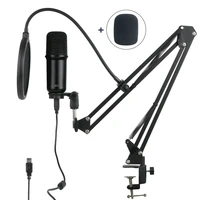 original factory latest noise canceling gaming microfono streaming youtube mic cardioid condensor microphone