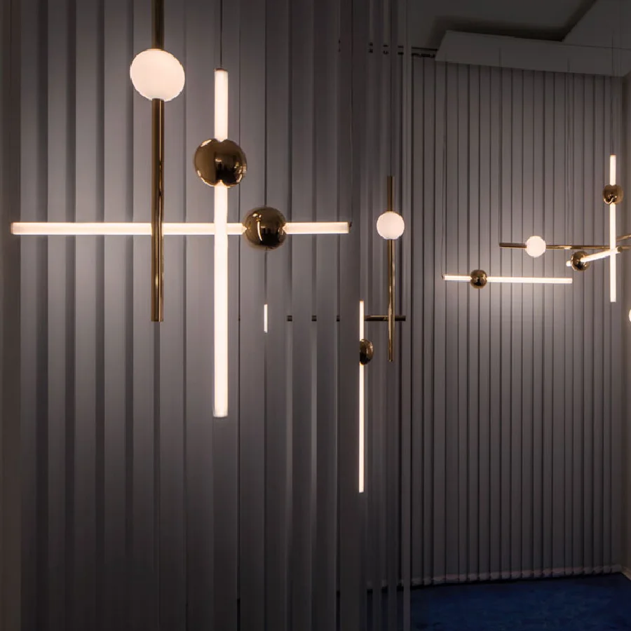 

Современный простой подвесной светильник LukLoy s, люстра в скандинавском стиле для гостиной, освещение Penant, освещение для кафе, выставки, худо...